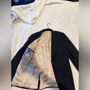 Gucci Golden Bee Accent Navy Blue Blazer for Men